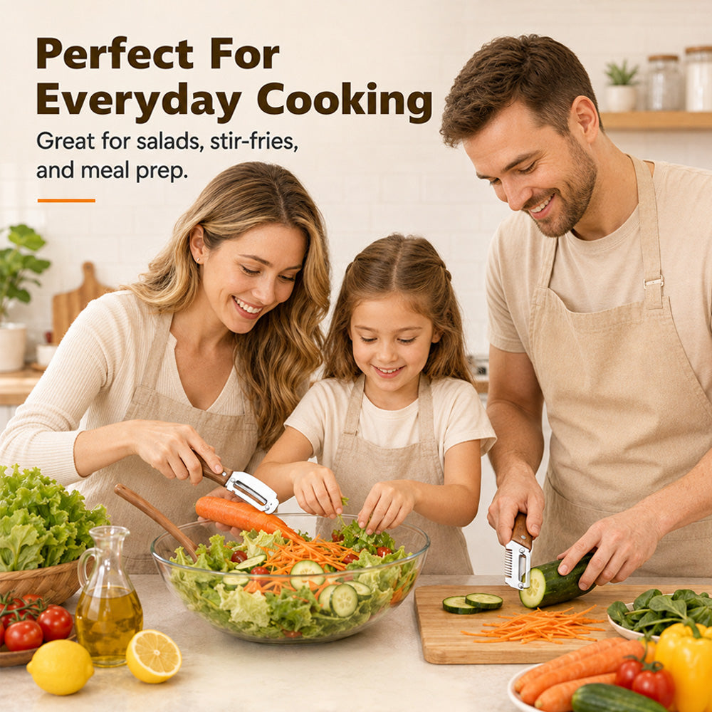 🔪🥔 BUY1 – GET 1 FREE: Multifunctional Vegetable Peeler🥕🍎