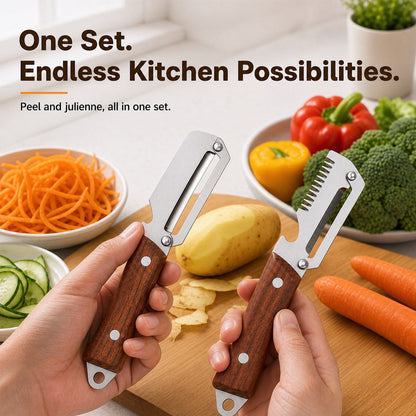🔪🥔 BUY1 – GET 1 FREE: Multifunctional Vegetable Peeler🥕🍎