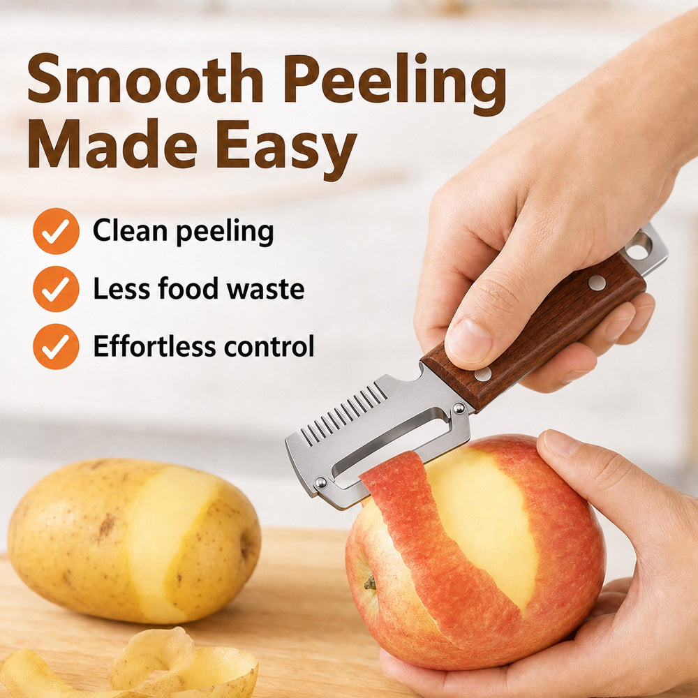 🔪🥔 BUY1 – GET 1 FREE: Multifunctional Vegetable Peeler🥕🍎