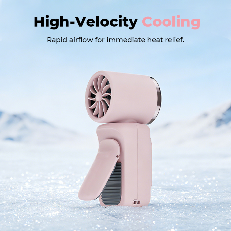 💨 3000mAh USB Clip Fan – 360° Rotatable, Ultra-Portable🌬️| For Travel ✈️ Office 💼Kids 👶 | Clips Anywhere!