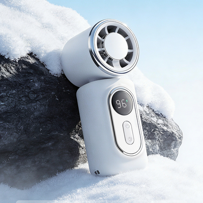 💨 3000mAh USB Clip Fan – 360° Rotatable, Ultra-Portable🌬️| For Travel ✈️ Office 💼Kids 👶 | Clips Anywhere!