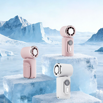 💨 3000mAh USB Clip Fan – 360° Rotatable, Ultra-Portable🌬️| For Travel ✈️ Office 💼Kids 👶 | Clips Anywhere!
