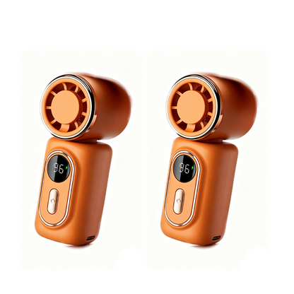 💨 3000mAh USB Clip Fan – 360° Rotatable, Ultra-Portable🌬️| For Travel ✈️ Office 💼Kids 👶 | Clips Anywhere!