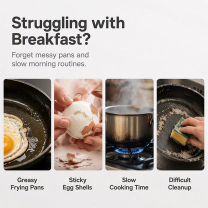 ⏱️🥚 50% OFF NOW! Microwave Egg Cooker – Perfect poached eggs in 2 mins, no oil & splash-proof – Quick, healthy & mess-free breakfast 🌿