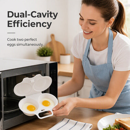 ⏱️🥚 50% OFF NOW! Microwave Egg Cooker – Perfect poached eggs in 2 mins, no oil & splash-proof – Quick, healthy & mess-free breakfast 🌿